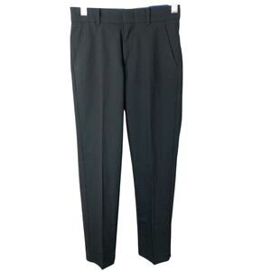 Izod NWT Boys' Flat Front Stretch Black Dress Pants Size 8